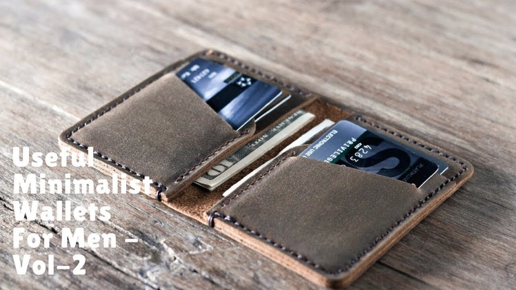 Useful Minimalist Wallets For Men - Vol-2