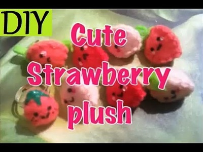 *DIY Strawberry Plush