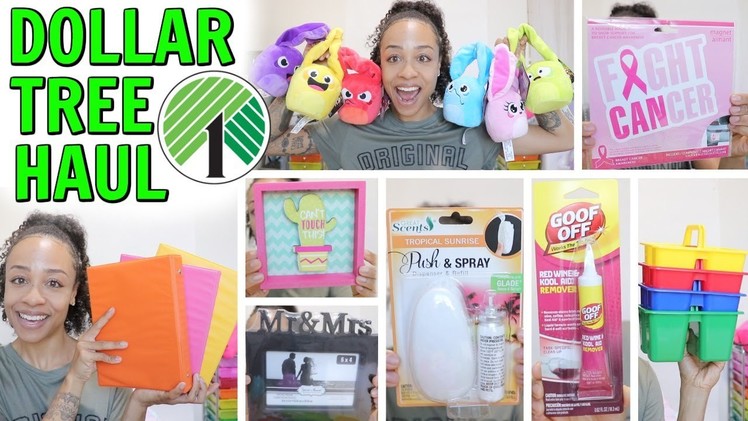 DOLLAR TREE HAUL! WHAT'S NEW IN STORE CANCER AWARENESS & MY OCD RANT LOL