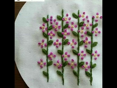 French Knots Embrodery Design Ideas