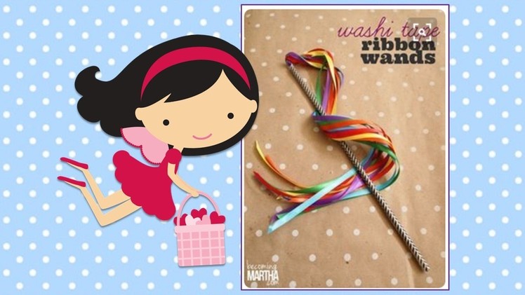 FUN FAST FRIDAY  Washi Tape Ribbon Wand