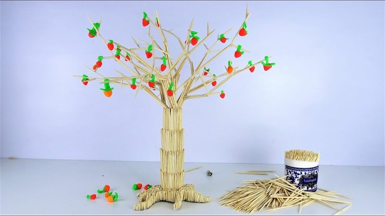 How to Make Amazing Tree from Toothpicks With Glue