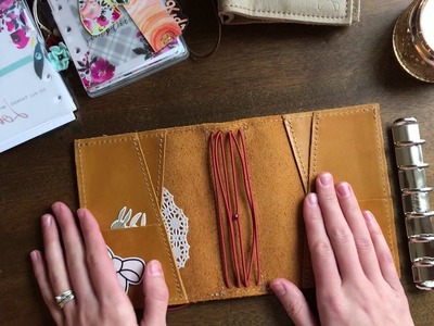 How to put rings in a Traveler’s Notebook