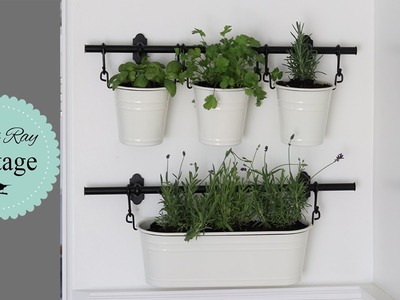 IKEA Kitchen Herb Garden | Hanging Herb Garden