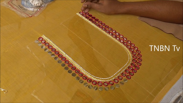 Latest designer blouse designs | basic embroidery stitches | simple maggam work blouse designs