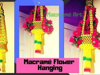 Macrame Flower Hanging Simple and New