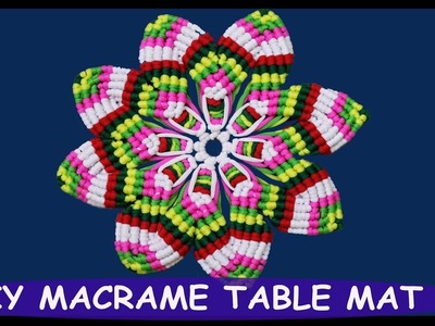 Macrame Table Mat | Macrame Thali Cover