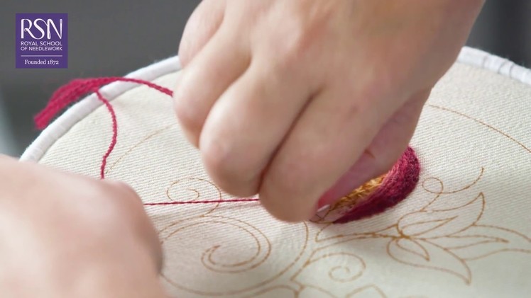 NEW Royal School of Needlework Online Learning - Introduction to Jacobean Crewelwork