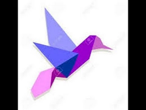 Origami Paper | How To Make Origami Birds Honey Suckers | Origami Animals