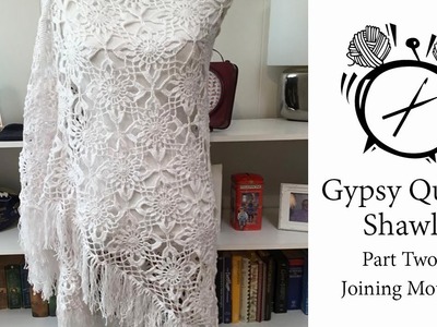 Tutorial: Queen Gypsy Shawl Part Two - Joining Motifs