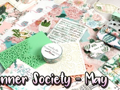 UNBOX IT!! - Planner Society May - Beautifully Curated Supplies for Planners