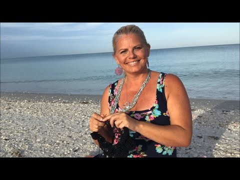 Yarn on the beach 137 live video podcast with Kristin Omdahl knitting crochet