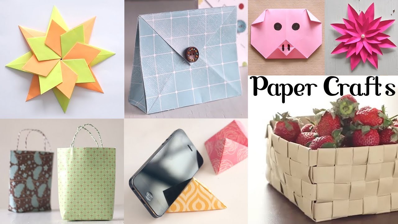 10 Amazing Paper Crafts | DIY Craft Ideas | Art All The Way