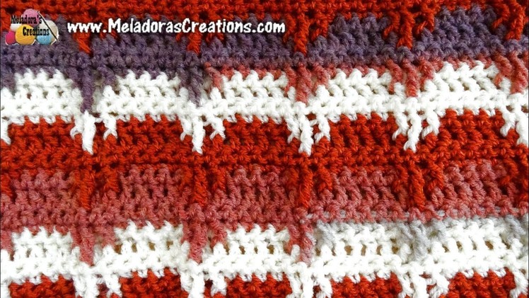 Bear Claw Crochet Stitch - Right Handed Crochet Tutorial