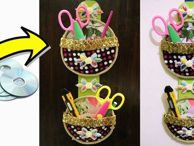 Best Out of Waste Old Cd Craft - Genius Way to Reuse Old Cds - Waste Material Craft Ideas