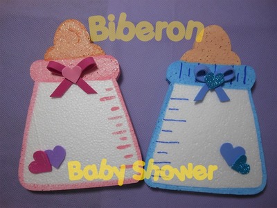 Biberon para Baby Shower (Bottle for Baby Shower)