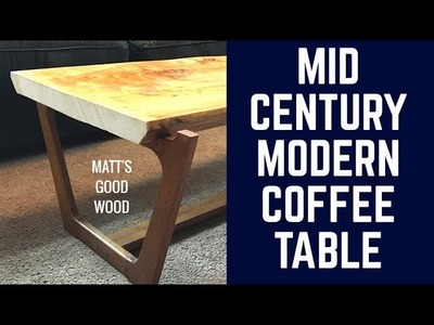 Building a Midcentury Modern Coffee Table.