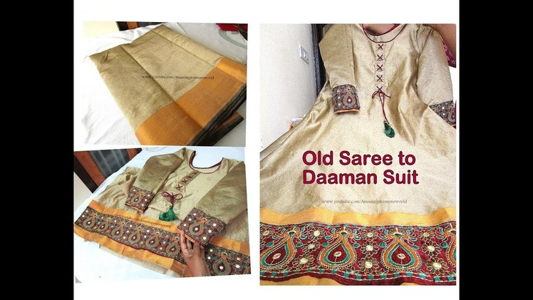Daaman Suit with Measurements Cutting and Stitching - Complete Tutorial