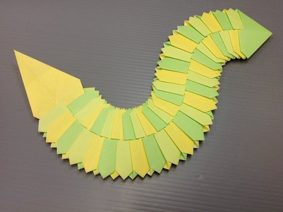 Daily Origami: 178 - Modular Snake