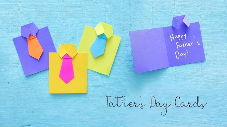 DIY Father's Day Cards | Gift Ideas | Paper Crafts
