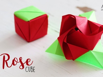 DIY Magic Rose Cube | Paper Craft Ideas | Origami Rose