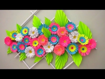DIY. Simple Home Decor. Wall Decoration. Hanging Flower. Paper Craft Ideas 27