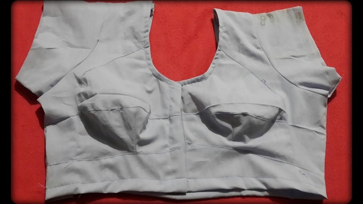 Easy double Katori cut blouse stitching video ( Hindi )