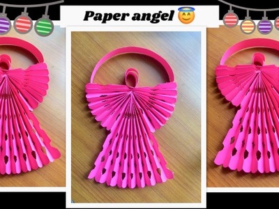 EASY to DIY paper ANGEL.DIY accordion paper Angel.DIY teachers day gift ideas of paper angel