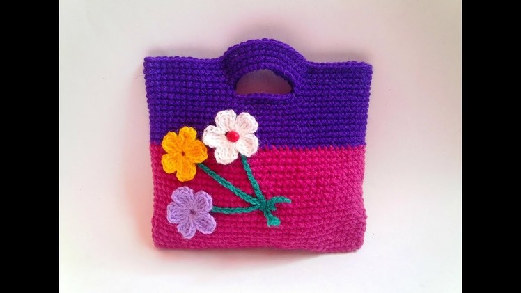 How to crochet bag purse free pattern for beginners