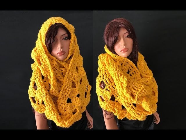 How to Crochet Chunky Infinity Scarf Pattern #737│by ThePatternFamily