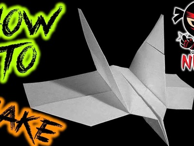 How To Fold: Paper Boomerang Airplane