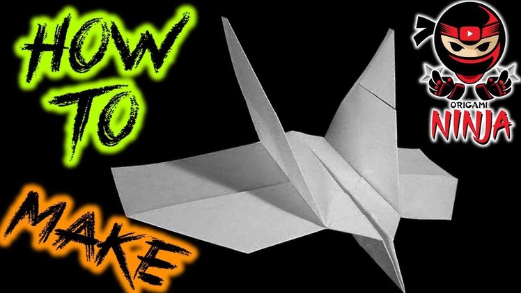 How To Fold: Paper Boomerang Airplane