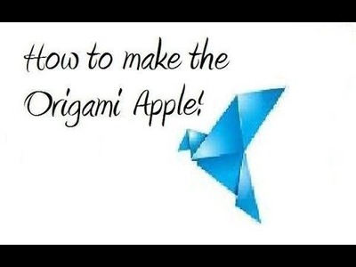 How to make a Origami Apple