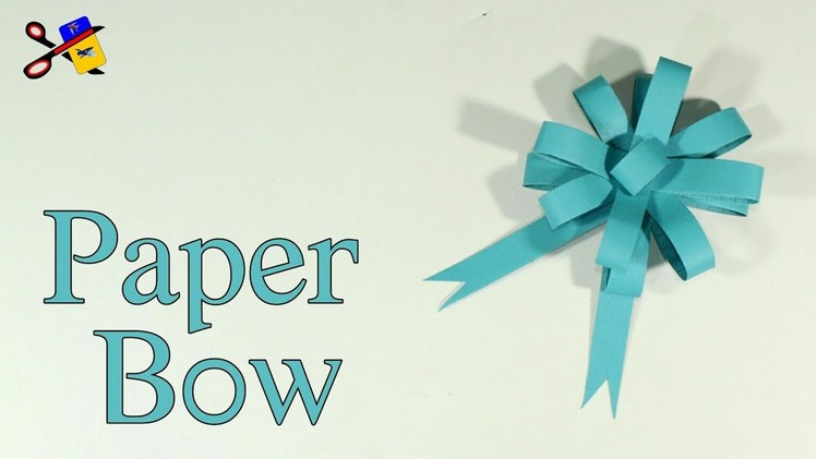 How To Make A Paper Bow | DIY Easy Paper Bow Gift Wrap | Best Craft Idea | Gift Wrapping