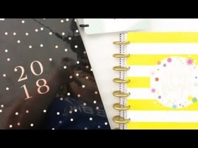 January-March 2018 Create 365 The Happy Planner Flip Through