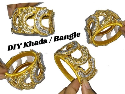 Kadha \ Bangle making with silk thread | jewellery tutorials