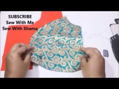Katori Blouse Cutting and Stitching Step by Step Method-Tamil