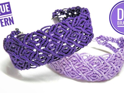 Macrame Bracelet Tutorial | NEW Macrame PATTERN by Macrame Magic Knots