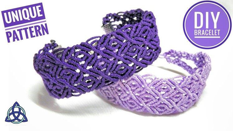 Macrame Bracelet Tutorial | NEW Macrame PATTERN by Macrame Magic Knots