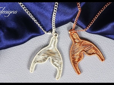 Mermaid tail wirework necklace ⎮ Mermay