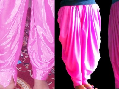 New dhoti salwar with open mohri  cutting and stitching. .