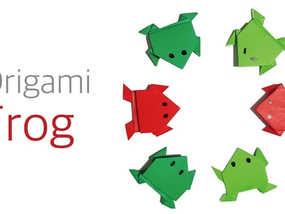 Origami Frog    tutorial - 5 minutes series#04