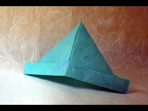 Origami Hat Instructions: www.Origami-Fun.com