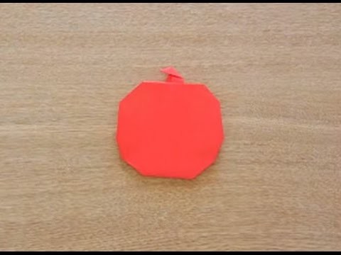 折り紙 Origami りんご Apple