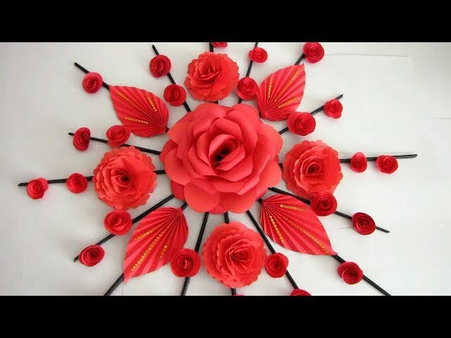 Wall Decoration Ideas With Paper Flowers Paulbabbitt Com