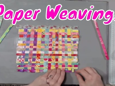 Paper Weaving & Tag Making - Shaker Tag!