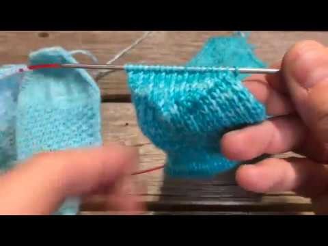 Scatterby Socks TAAT Toe Up Part 3  -  The Heel Flap & Turn