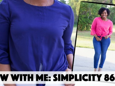 SEW WITH ME: SIMPLICITY 8601: EASY SUMMER TOP