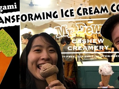 Transforming Ice Cream Cone!  Collab. ft. Jenny W. Chan