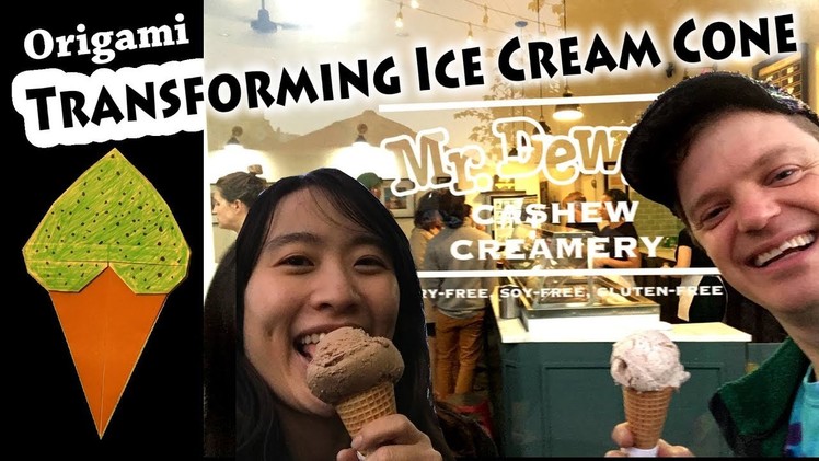Transforming Ice Cream Cone!  Collab. ft. Jenny W. Chan